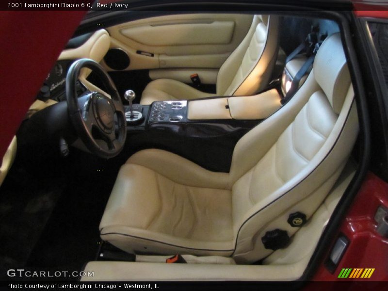 Red / Ivory 2001 Lamborghini Diablo 6.0