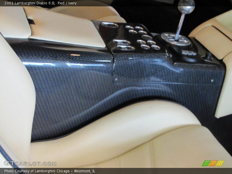 Red / Ivory 2001 Lamborghini Diablo 6.0
