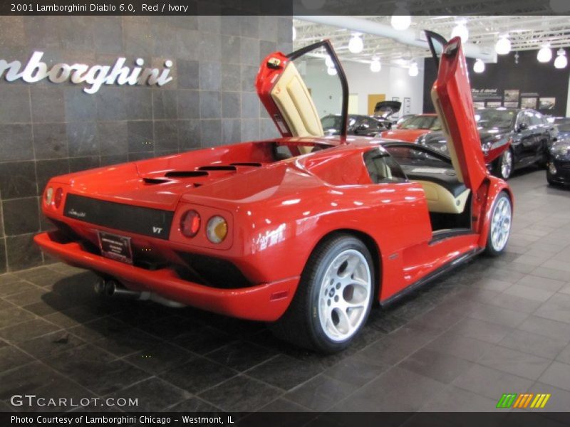 Red / Ivory 2001 Lamborghini Diablo 6.0