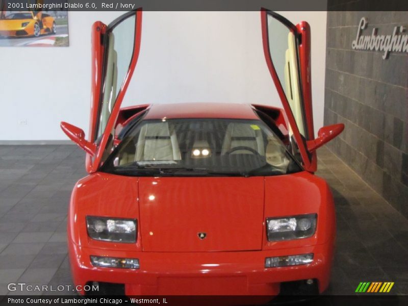Red / Ivory 2001 Lamborghini Diablo 6.0
