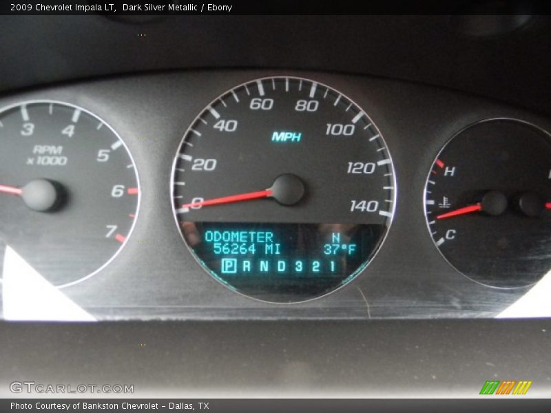 Dark Silver Metallic / Ebony 2009 Chevrolet Impala LT