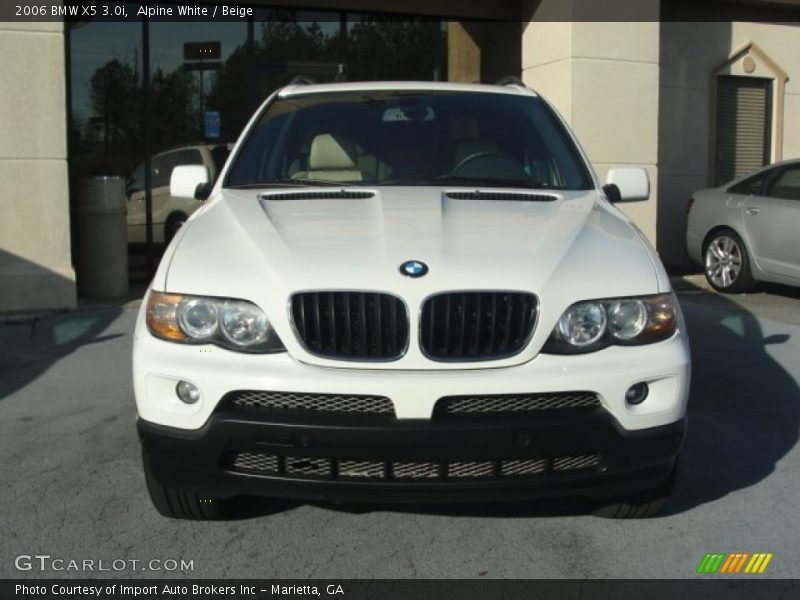 Alpine White / Beige 2006 BMW X5 3.0i