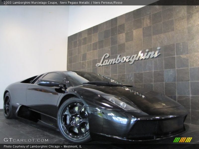 Front 3/4 View of 2003 Murcielago Coupe