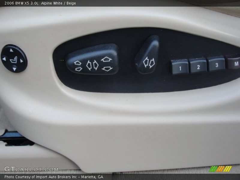 Alpine White / Beige 2006 BMW X5 3.0i