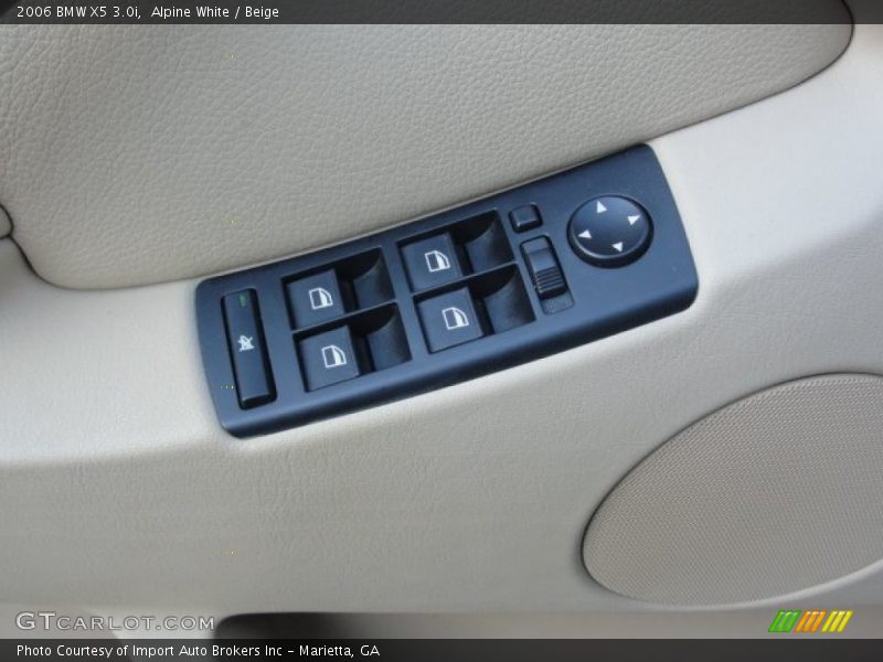 Alpine White / Beige 2006 BMW X5 3.0i