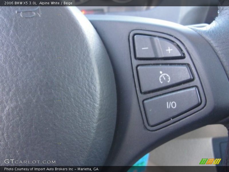 Alpine White / Beige 2006 BMW X5 3.0i