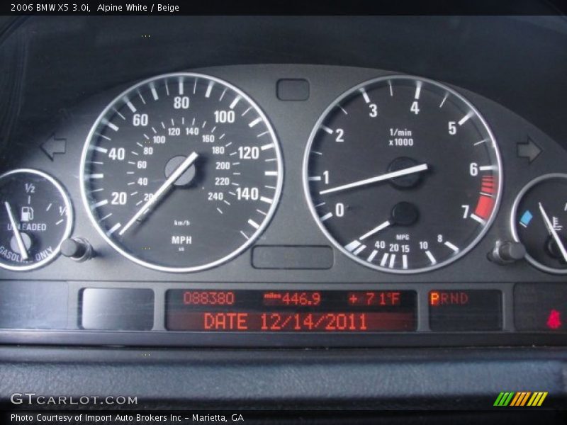 Alpine White / Beige 2006 BMW X5 3.0i