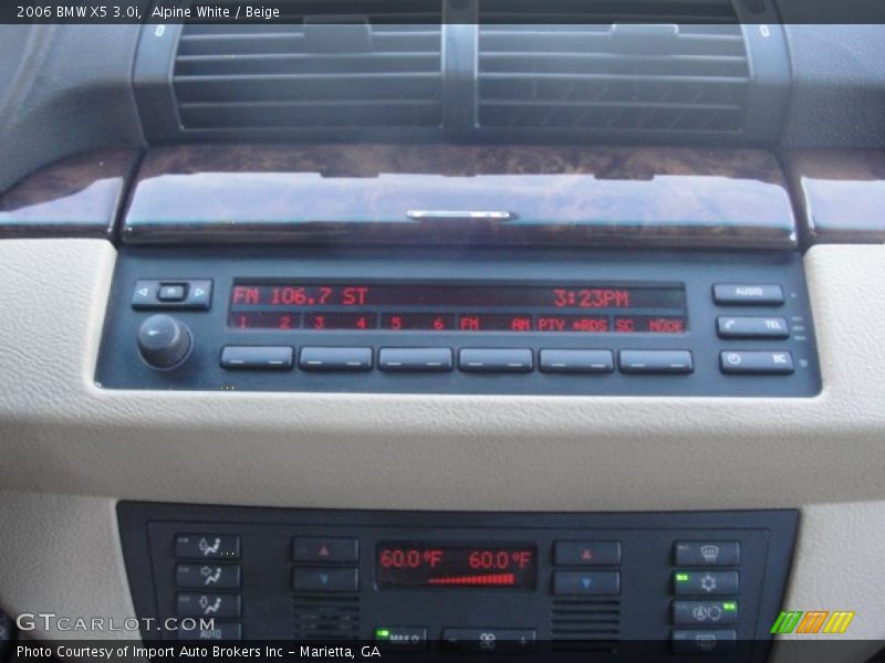 Alpine White / Beige 2006 BMW X5 3.0i
