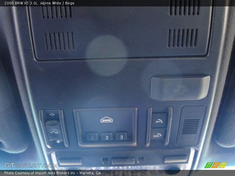 Alpine White / Beige 2006 BMW X5 3.0i