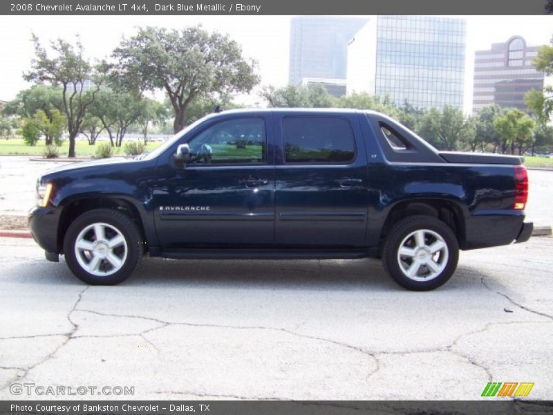 Dark Blue Metallic / Ebony 2008 Chevrolet Avalanche LT 4x4