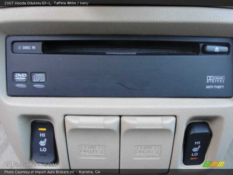 Taffeta White / Ivory 2007 Honda Odyssey EX-L