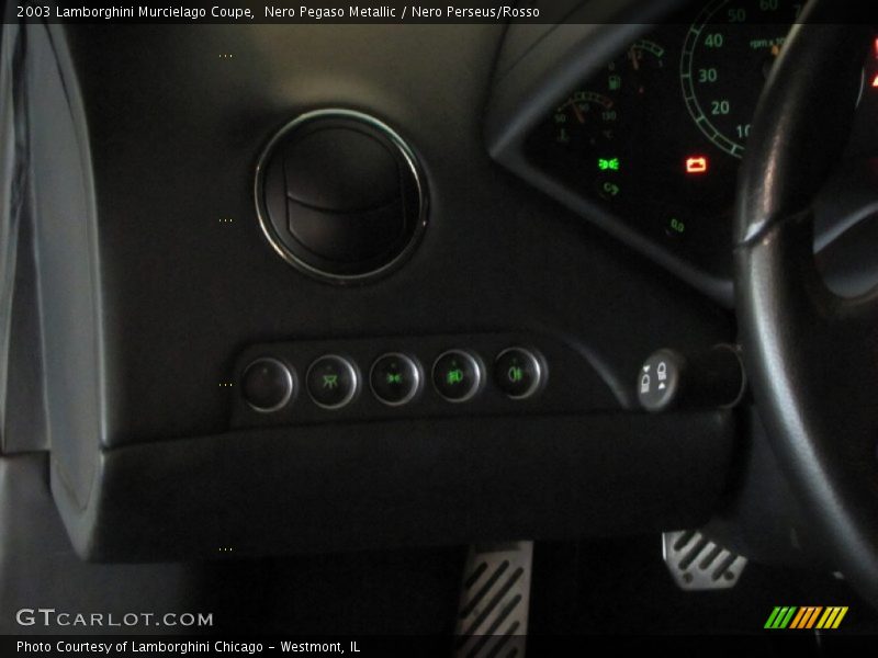 Nero Pegaso Metallic / Nero Perseus/Rosso 2003 Lamborghini Murcielago Coupe