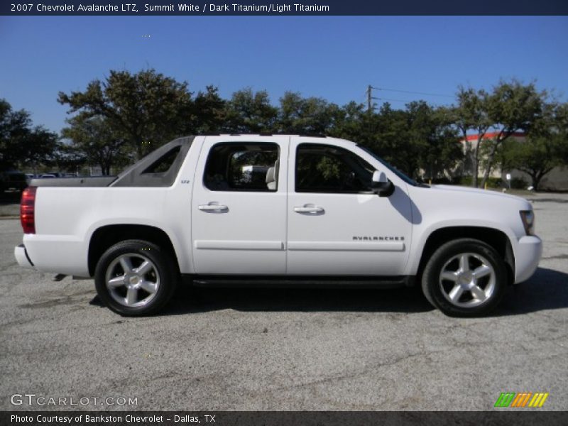 Summit White / Dark Titanium/Light Titanium 2007 Chevrolet Avalanche LTZ