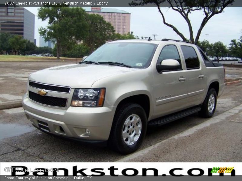 Silver Birch Metallic / Ebony 2007 Chevrolet Avalanche LT