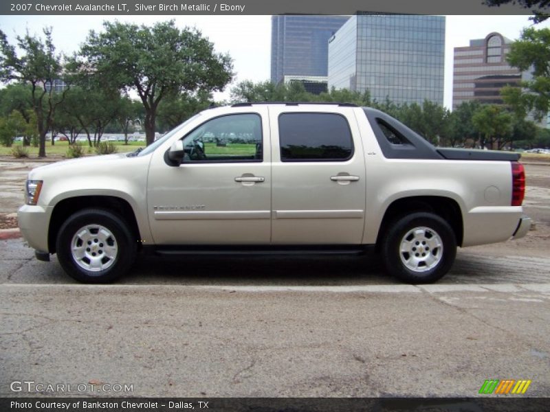 Silver Birch Metallic / Ebony 2007 Chevrolet Avalanche LT