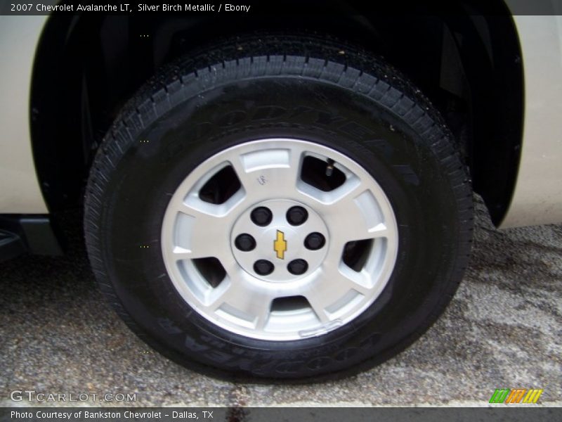 Silver Birch Metallic / Ebony 2007 Chevrolet Avalanche LT