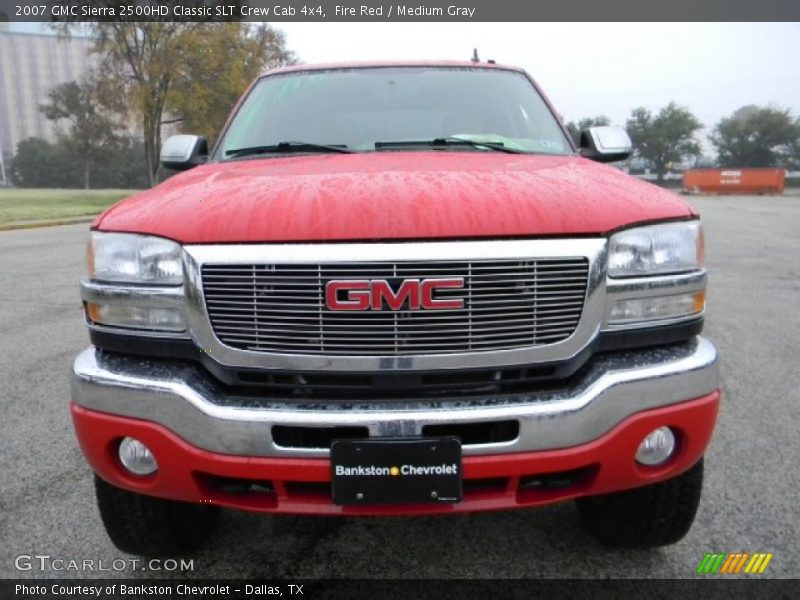 Fire Red / Medium Gray 2007 GMC Sierra 2500HD Classic SLT Crew Cab 4x4