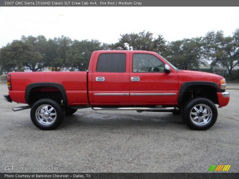 Fire Red / Medium Gray 2007 GMC Sierra 2500HD Classic SLT Crew Cab 4x4
