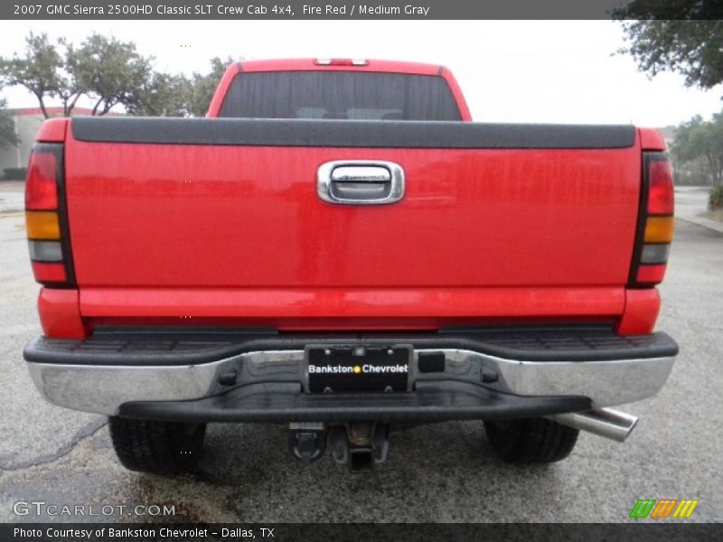 Fire Red / Medium Gray 2007 GMC Sierra 2500HD Classic SLT Crew Cab 4x4