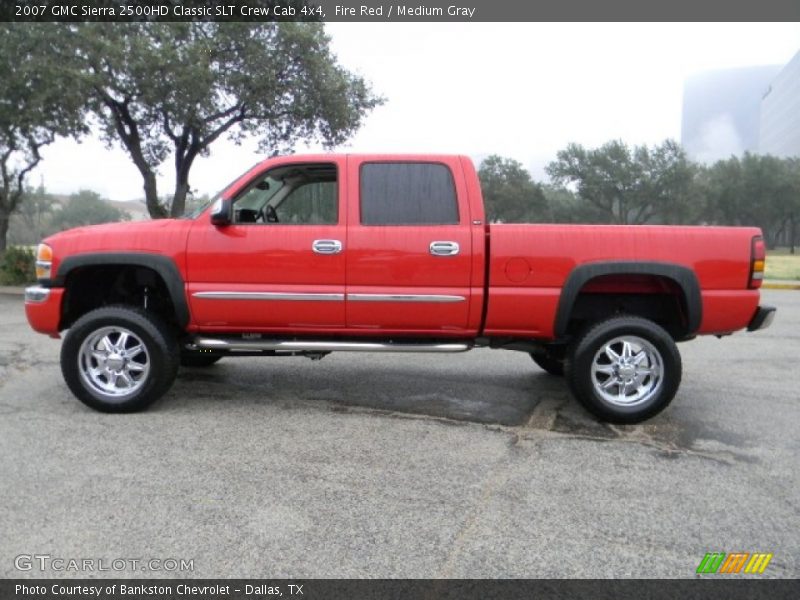 Fire Red / Medium Gray 2007 GMC Sierra 2500HD Classic SLT Crew Cab 4x4