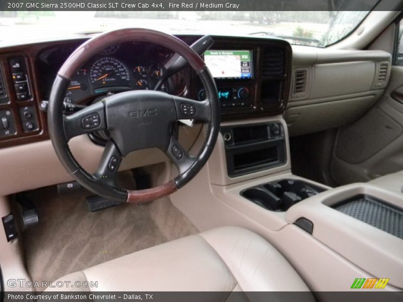 Fire Red / Medium Gray 2007 GMC Sierra 2500HD Classic SLT Crew Cab 4x4