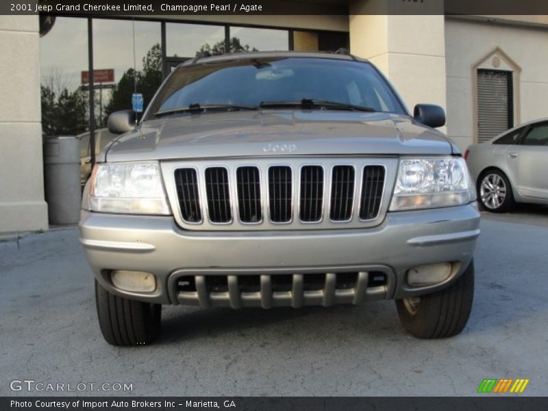 Champagne Pearl / Agate 2001 Jeep Grand Cherokee Limited