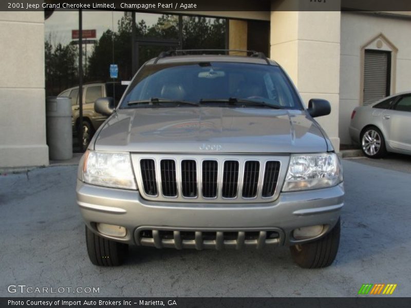 Champagne Pearl / Agate 2001 Jeep Grand Cherokee Limited