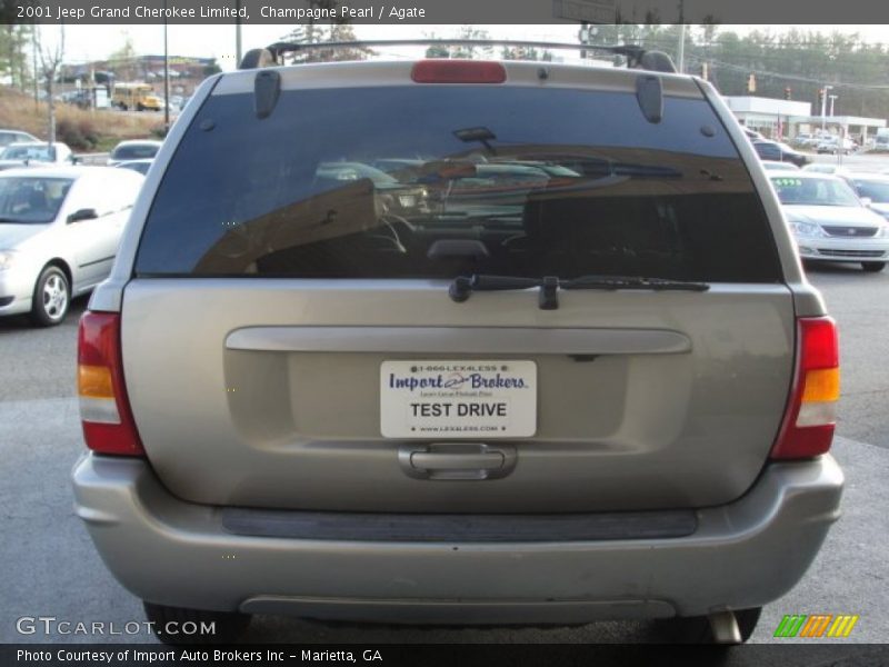 Champagne Pearl / Agate 2001 Jeep Grand Cherokee Limited