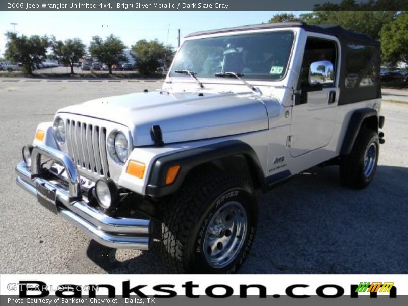 Bright Silver Metallic / Dark Slate Gray 2006 Jeep Wrangler Unlimited 4x4