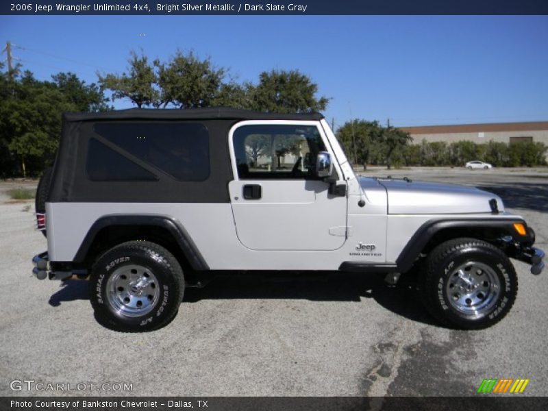 Bright Silver Metallic / Dark Slate Gray 2006 Jeep Wrangler Unlimited 4x4