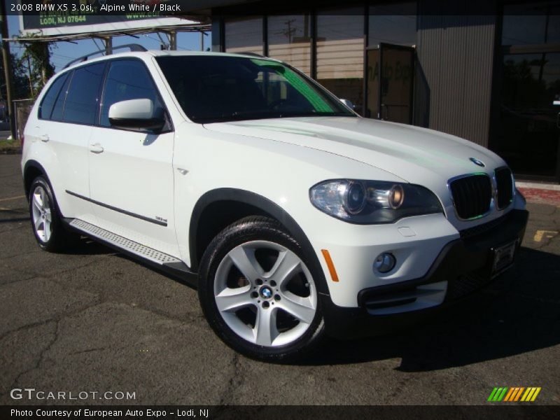 Alpine White / Black 2008 BMW X5 3.0si