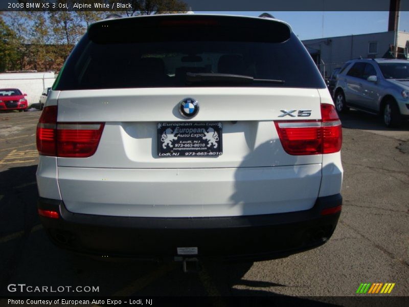 Alpine White / Black 2008 BMW X5 3.0si