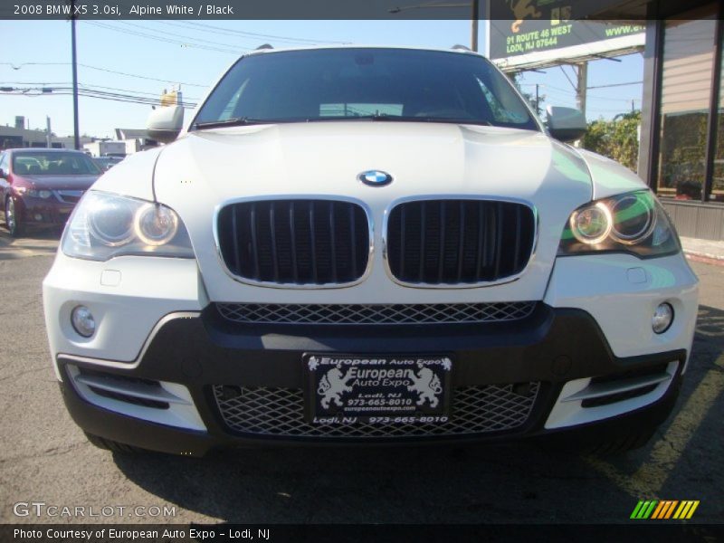 Alpine White / Black 2008 BMW X5 3.0si