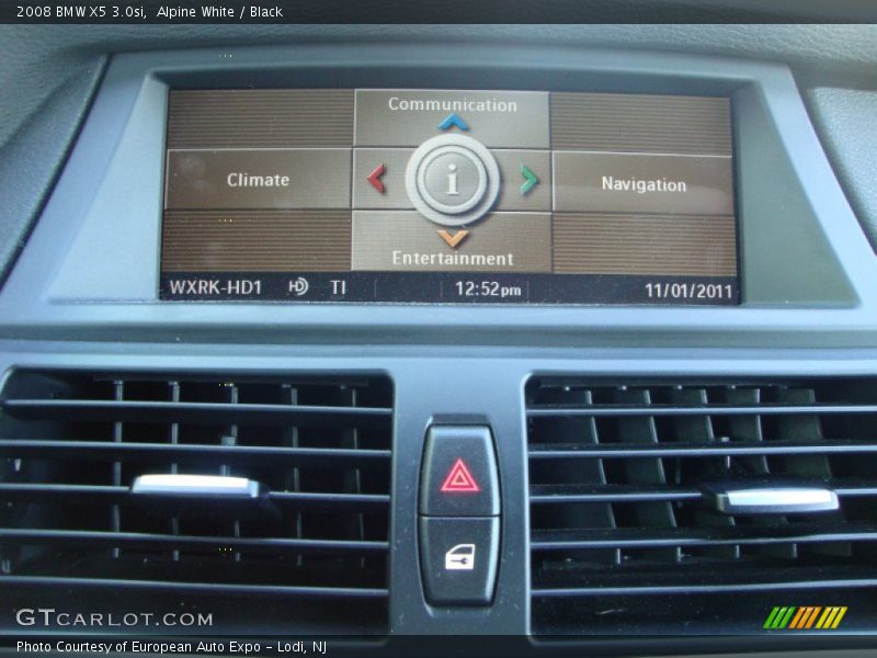 Alpine White / Black 2008 BMW X5 3.0si