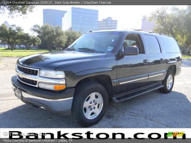 Dark Gray Metallic / Gray/Dark Charcoal 2004 Chevrolet Suburban 1500 LT