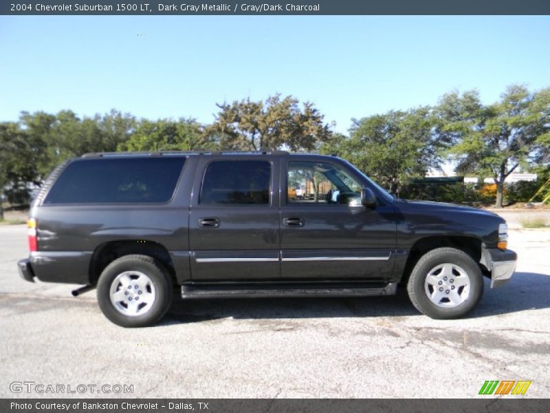 Dark Gray Metallic / Gray/Dark Charcoal 2004 Chevrolet Suburban 1500 LT