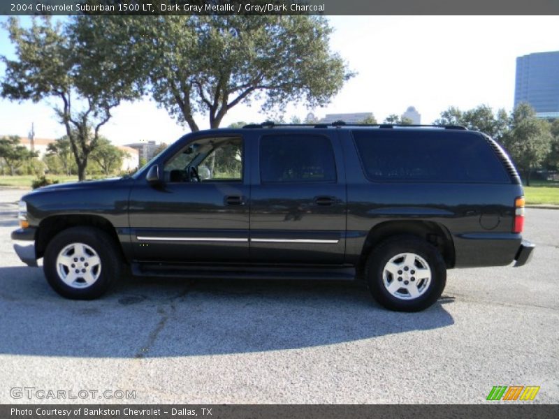 Dark Gray Metallic / Gray/Dark Charcoal 2004 Chevrolet Suburban 1500 LT