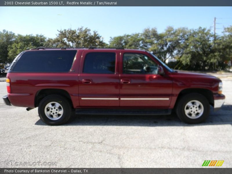 Redfire Metallic / Tan/Neutral 2003 Chevrolet Suburban 1500 LT