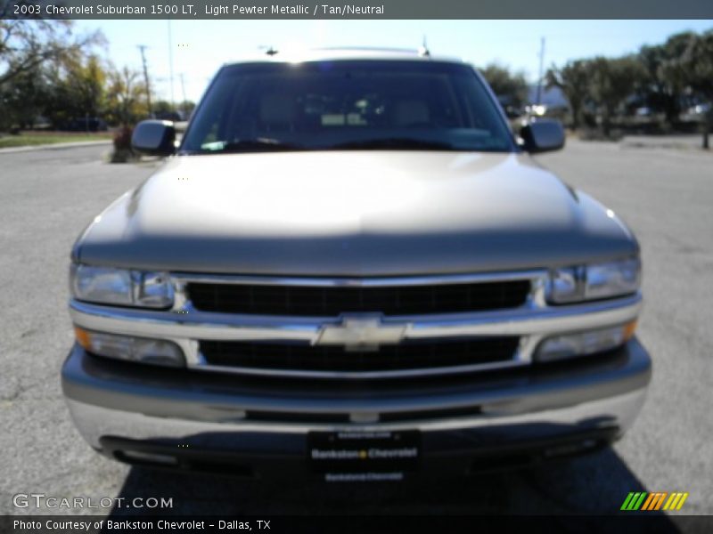 Light Pewter Metallic / Tan/Neutral 2003 Chevrolet Suburban 1500 LT