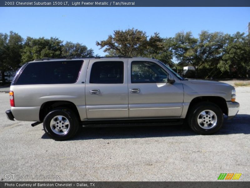 Light Pewter Metallic / Tan/Neutral 2003 Chevrolet Suburban 1500 LT