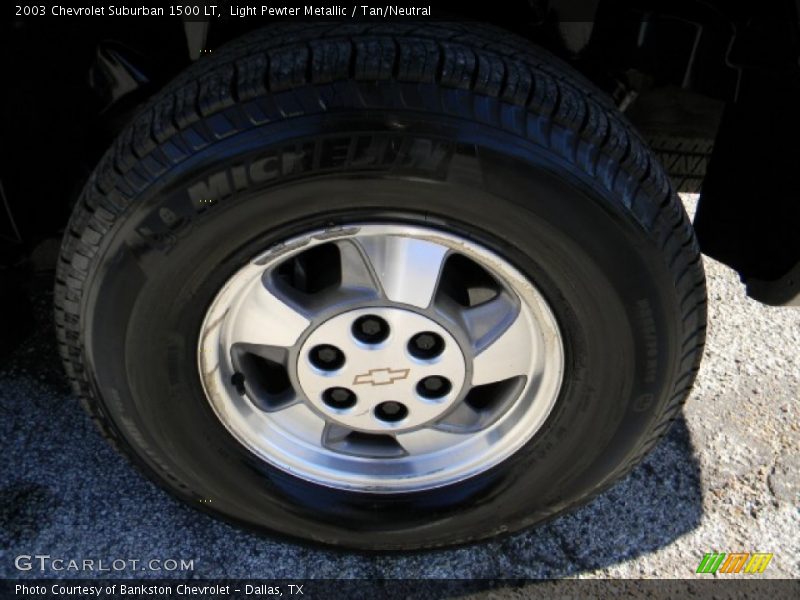 Light Pewter Metallic / Tan/Neutral 2003 Chevrolet Suburban 1500 LT