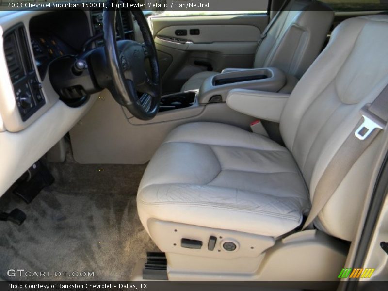 Light Pewter Metallic / Tan/Neutral 2003 Chevrolet Suburban 1500 LT