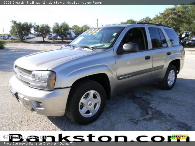 Light Pewter Metallic / Medium Pewter 2003 Chevrolet TrailBlazer LS