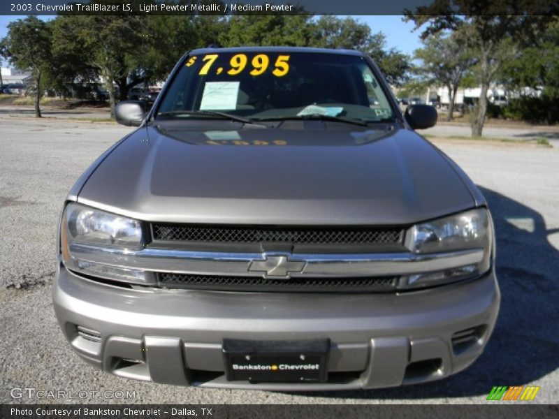Light Pewter Metallic / Medium Pewter 2003 Chevrolet TrailBlazer LS