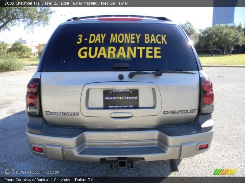 Light Pewter Metallic / Medium Pewter 2003 Chevrolet TrailBlazer LS