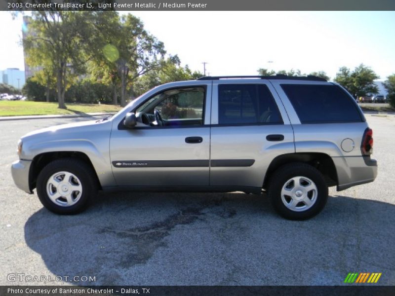 Light Pewter Metallic / Medium Pewter 2003 Chevrolet TrailBlazer LS