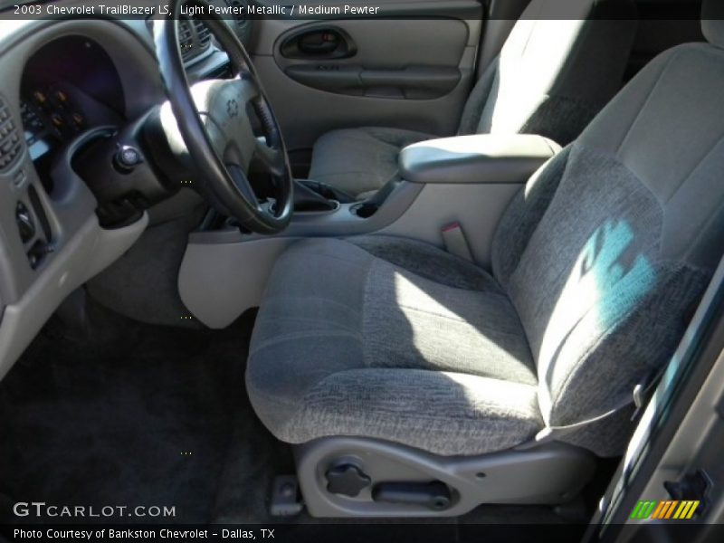 Light Pewter Metallic / Medium Pewter 2003 Chevrolet TrailBlazer LS