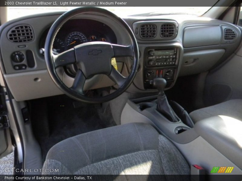 Light Pewter Metallic / Medium Pewter 2003 Chevrolet TrailBlazer LS