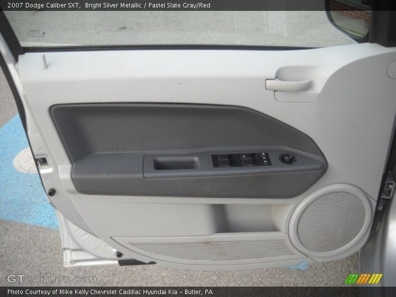 Bright Silver Metallic / Pastel Slate Gray/Red 2007 Dodge Caliber SXT