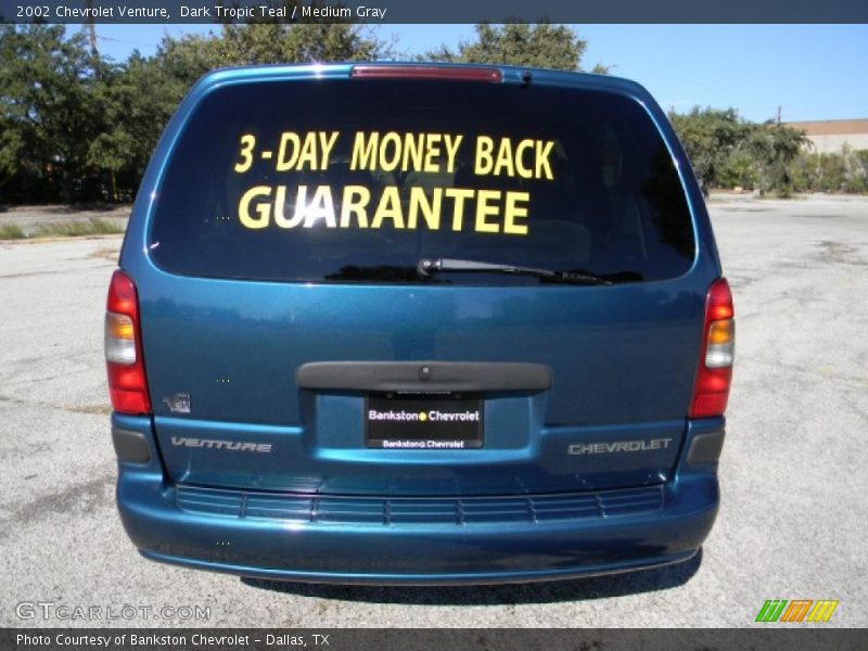 Dark Tropic Teal / Medium Gray 2002 Chevrolet Venture